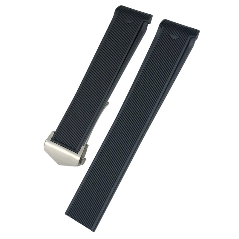 20mm 21mm 22mm Rubber Silicone Band Strap For Tag Heuer CARRERA AQUARACER Watch