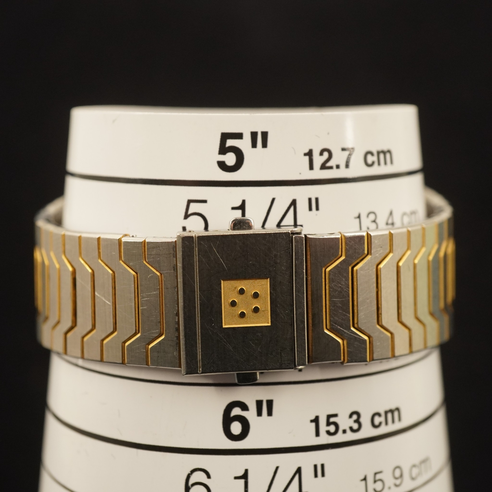 Vintage Eterna Royal Quartz Men’s Watch, Yellow Gold & Diamond Bezel, Keeps Time