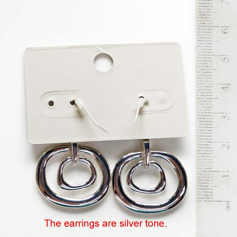 New Chicos Minimalist Loops Drop Earrings Chic Women Party Vacation Jewelry Gift