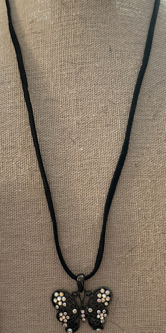 Unbranded Butterfly Necklace Chain Length 18 To 20 Inches