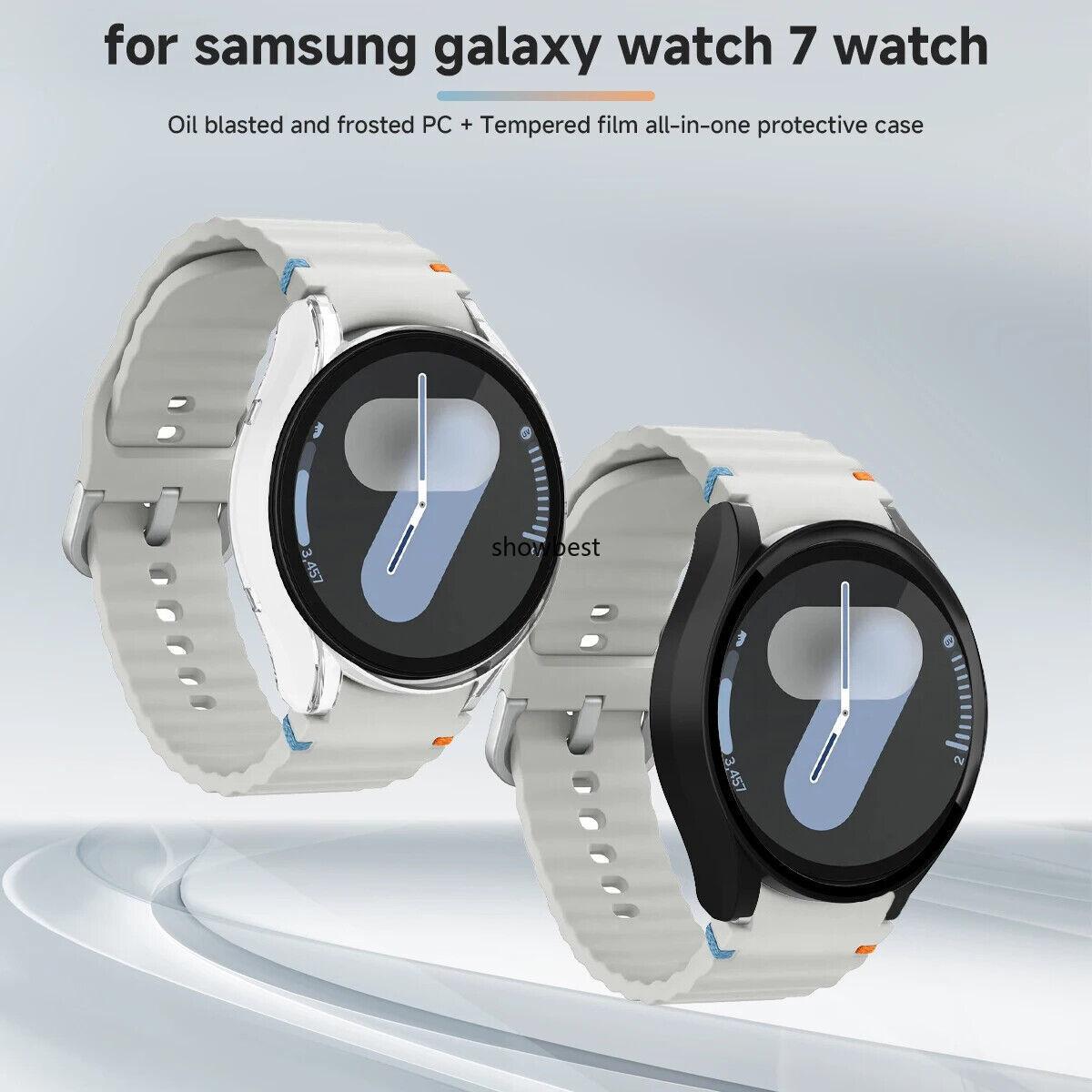 Silicone Watch Band Strap+Case For Samsung Galaxy Watch 7/6/5/4 40/44/45/46/47mm