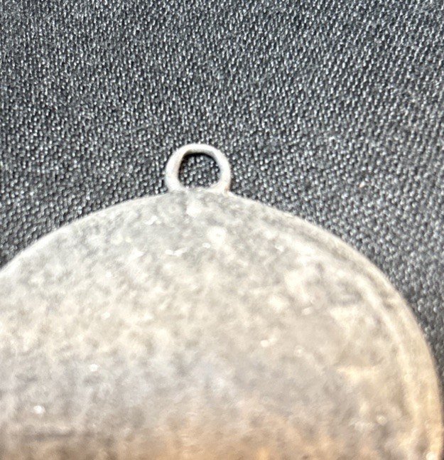 Vintage Mexico Aztec Calendar Pendant Mayan Design, Large Silver Tone Charm Only