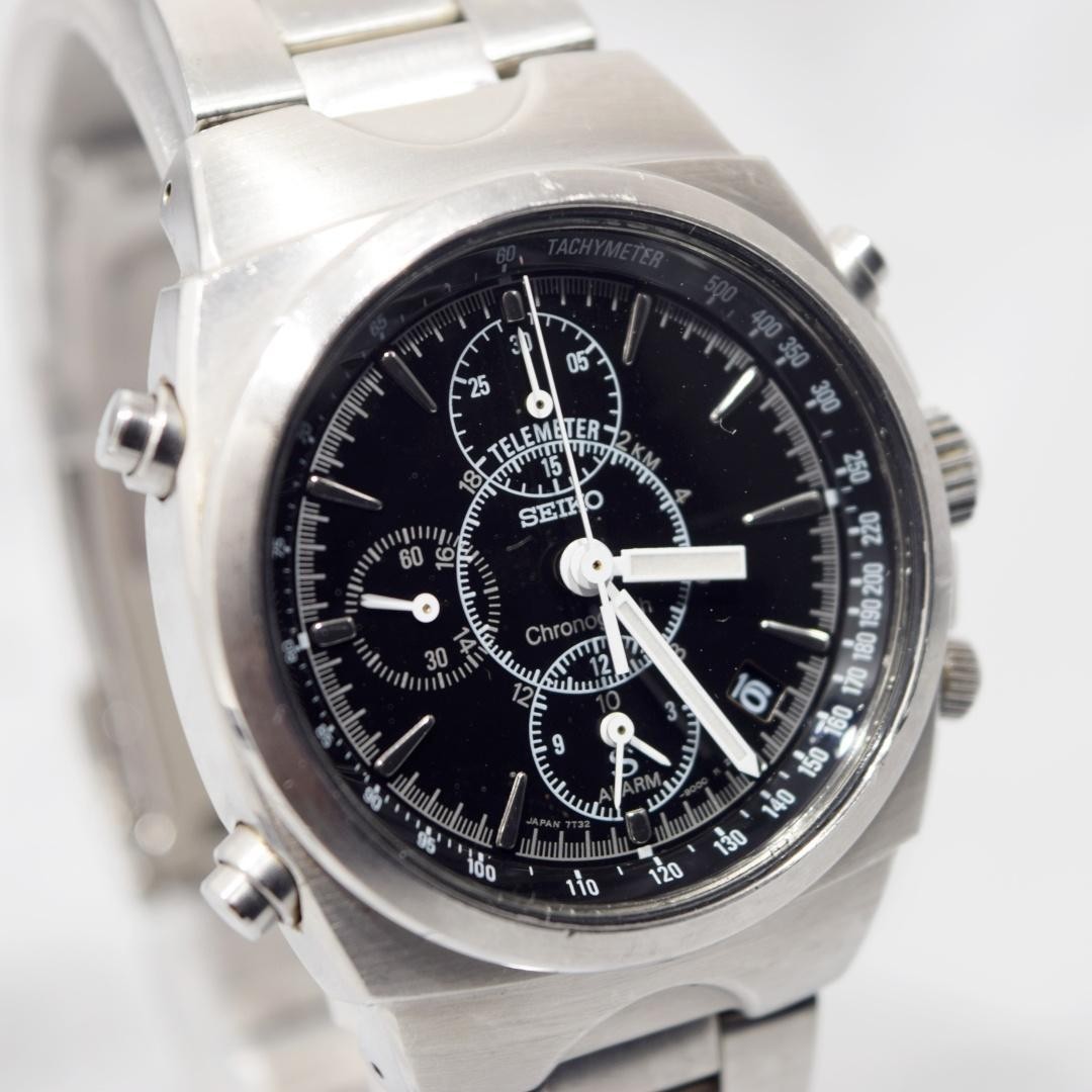 Seiko SUS Telemetry Chronograph 1999 New Glass