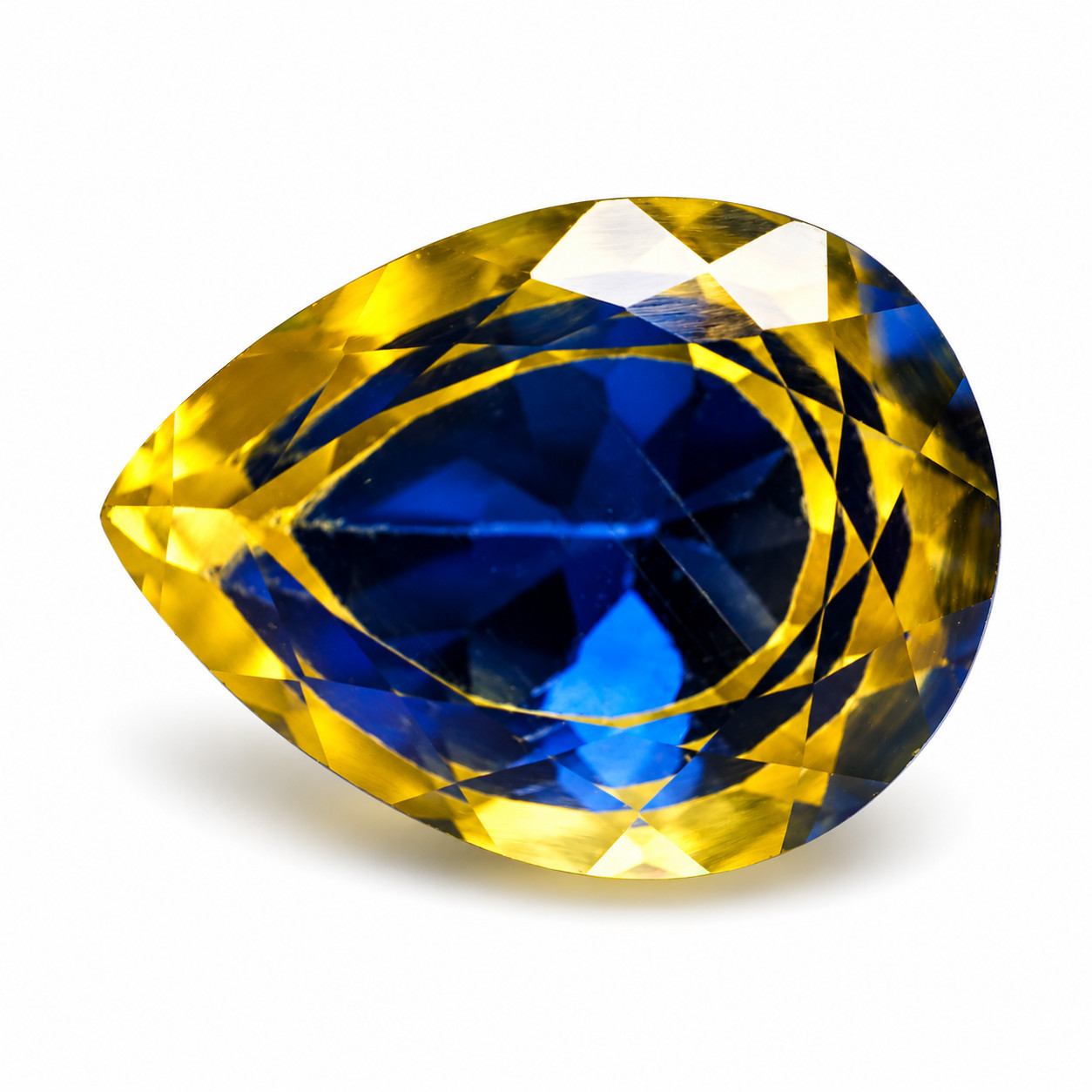 AAA Natural Exquisite 13.55 Ct Pitambari Sapphire GIE Certified Pear Loose Gem