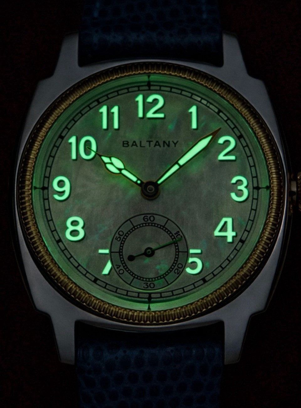 Baltany 1926 auto watch w/ 4 straps = 4 looks in one set