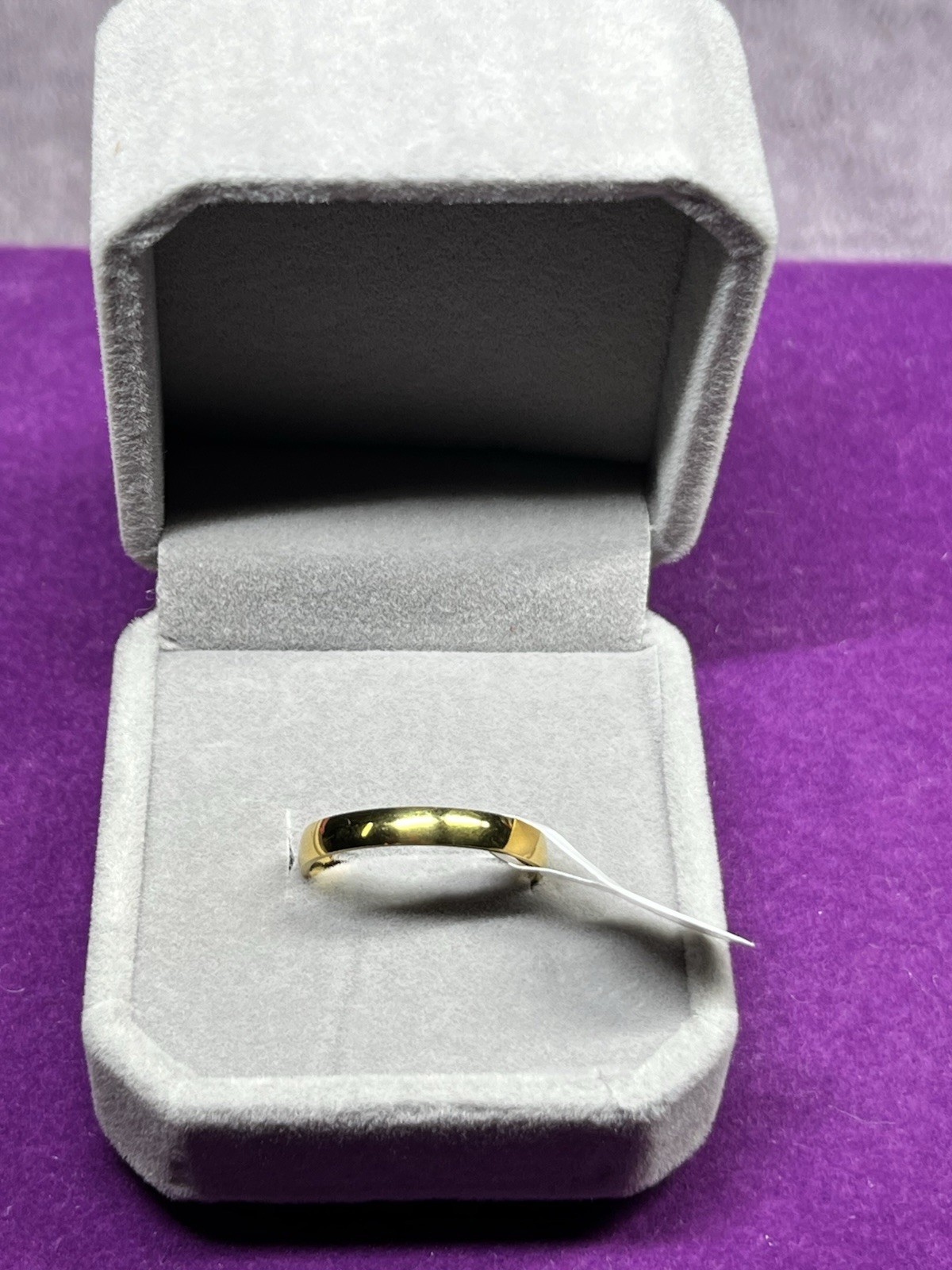 Brand New with Tag 14K Gold Triple Filled Size 8 Wedding Band 3mm Stamped 14k GF
