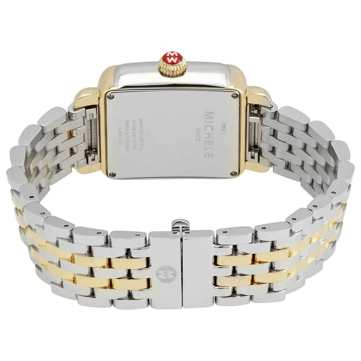 Michele Deco Madison Quartz Silver Dial Two-tone Ladies Watch MWW06T000147