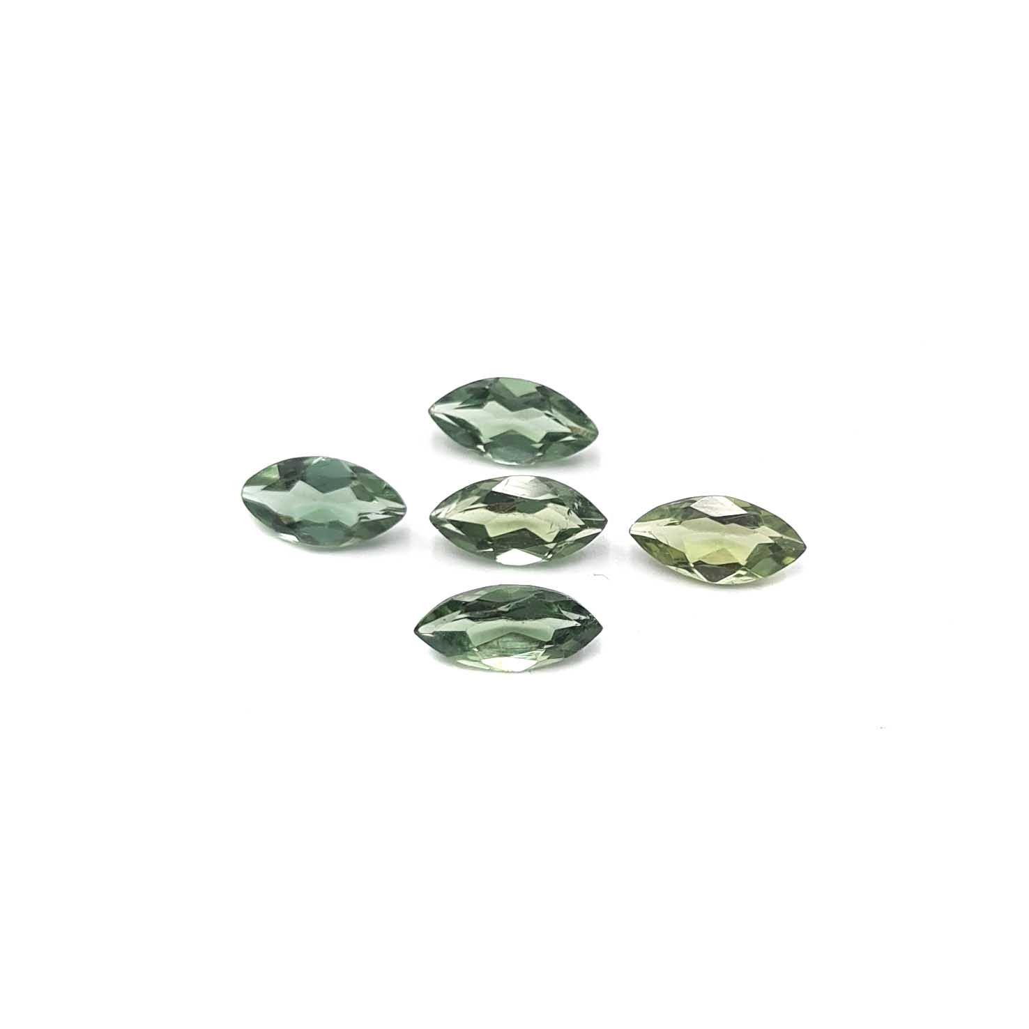 Natural Green Apatite Marquise Cut Loose Gemstone Lot 18 Pcs 4*8-4.5*8 MM 10 CT