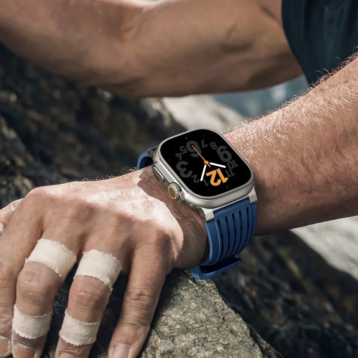 Soft Silicone Sport Band Apple Watch 10 11 Ultra 1 2 3 49mm 46mm 45mm 44mm Strap