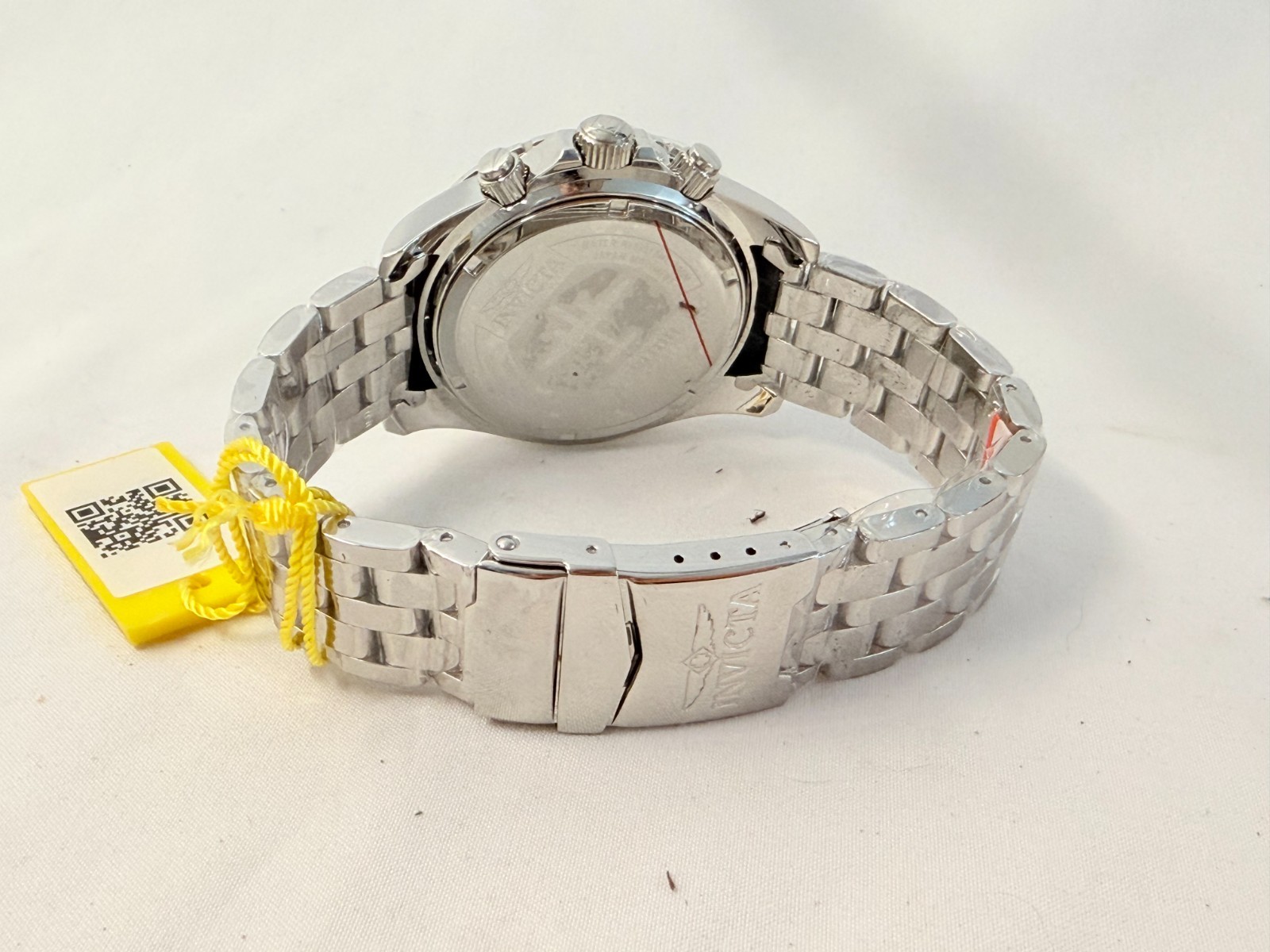 Invicta Flame Fusion Aviator Chronograph Quartz Stainless Steel Watch W/Box