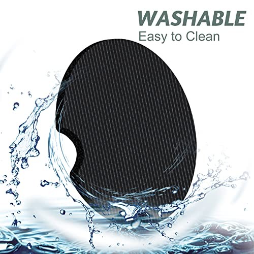 Car Coasters for Cup Holders，2.75″ Anti Slip Rubber Mat with A Finger Notch,