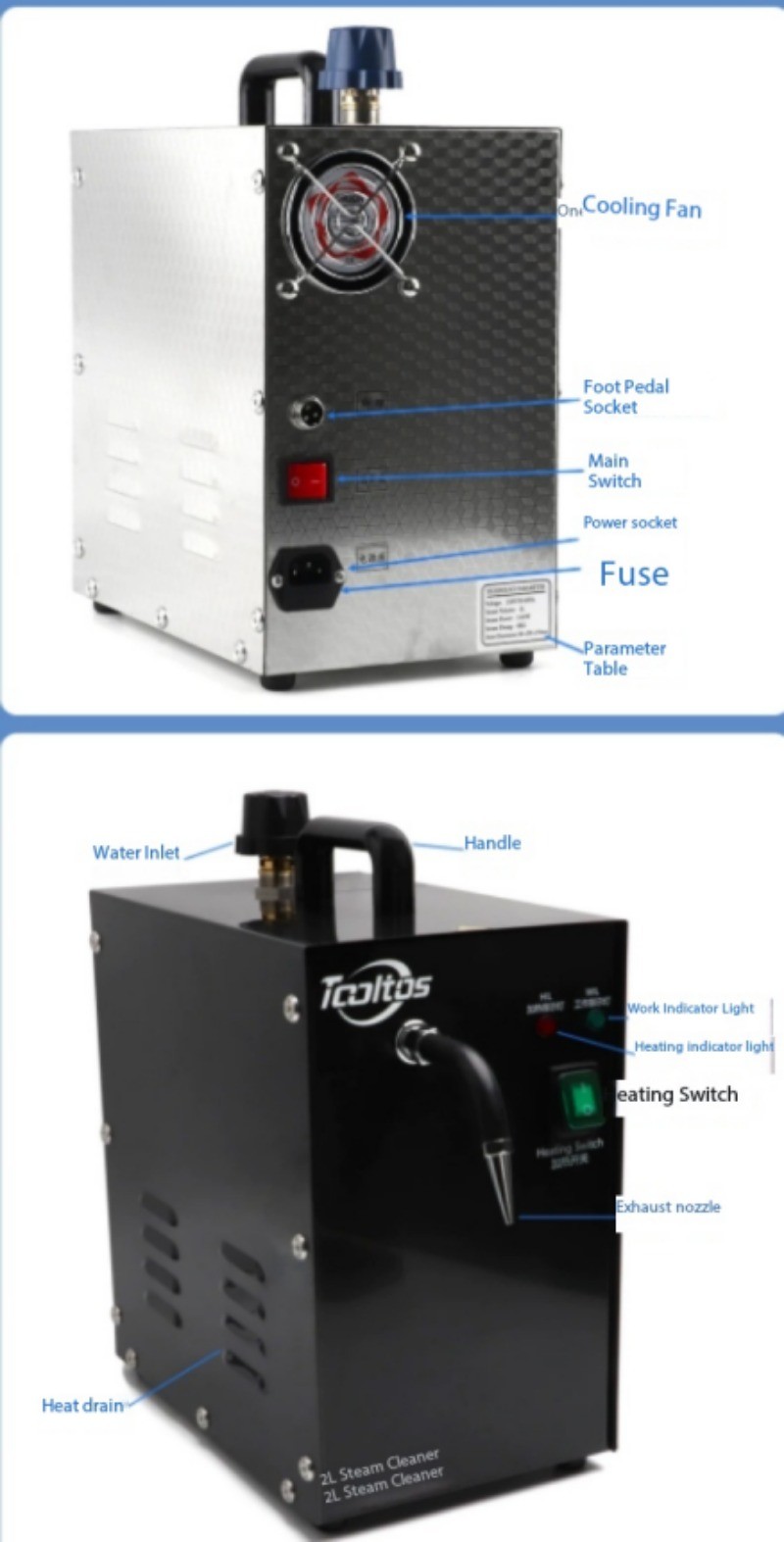 Steam Cleaner; Steam Sprayer; Small Steam Generator for Jewellery Plating