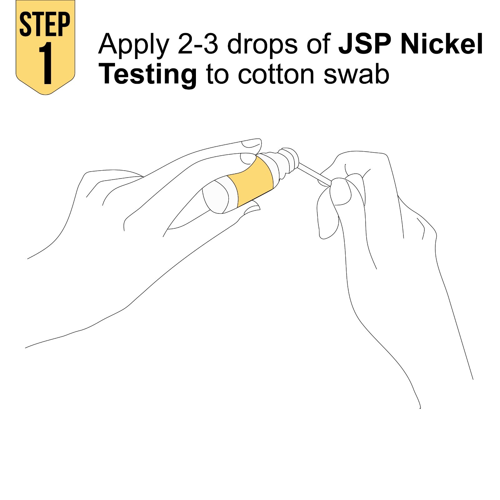 Nickel Metal Testing Solution Detect Allergy Jewelry Gold Silver Watches Tester