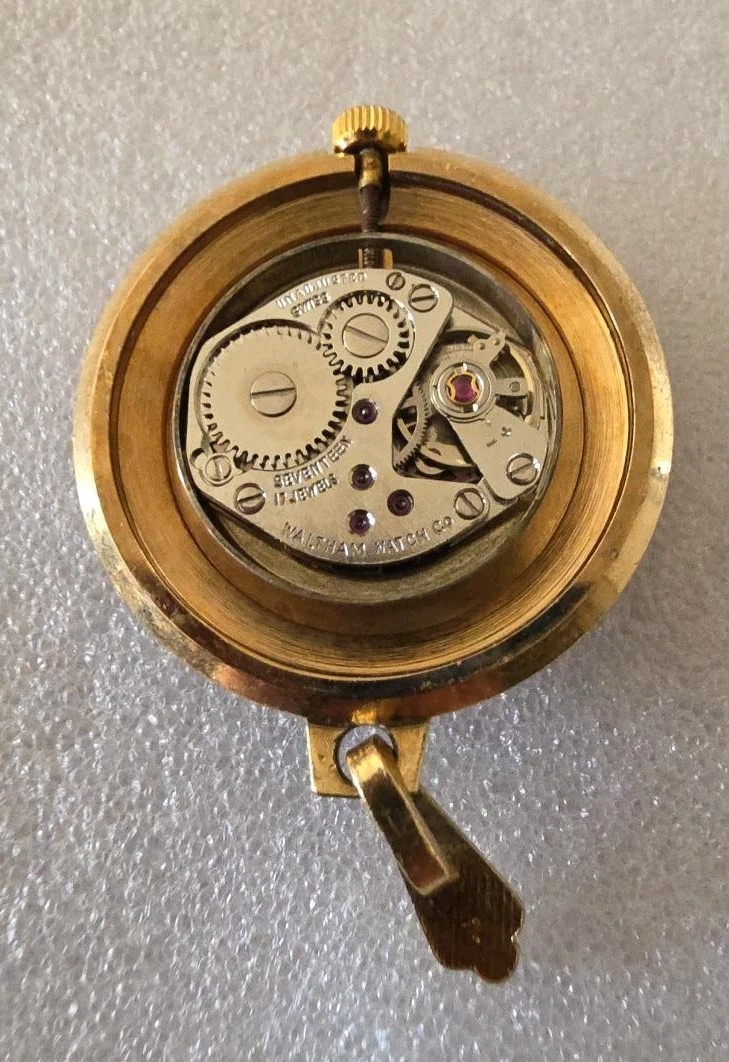 Vintage Waltham Swiss Made 17-Jewel Mechanical Pendant Watch