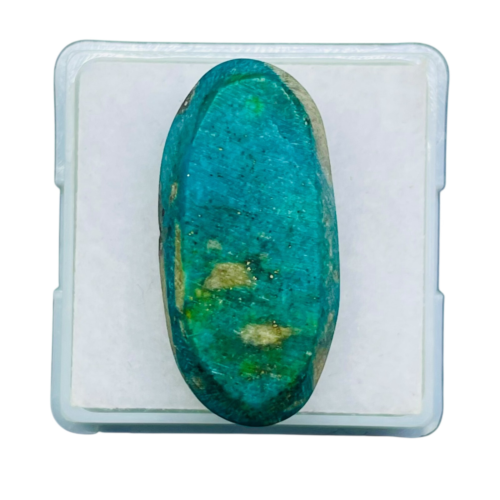 25 Cts Natural Turquoise 25×12.5mm Oval Blue Cabochon Loose Untreated Gemstone