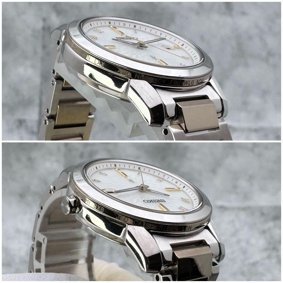 Seiko LUKIA I Collection Solar Dress Watch 27.9mm Wrist 14cm White Dial