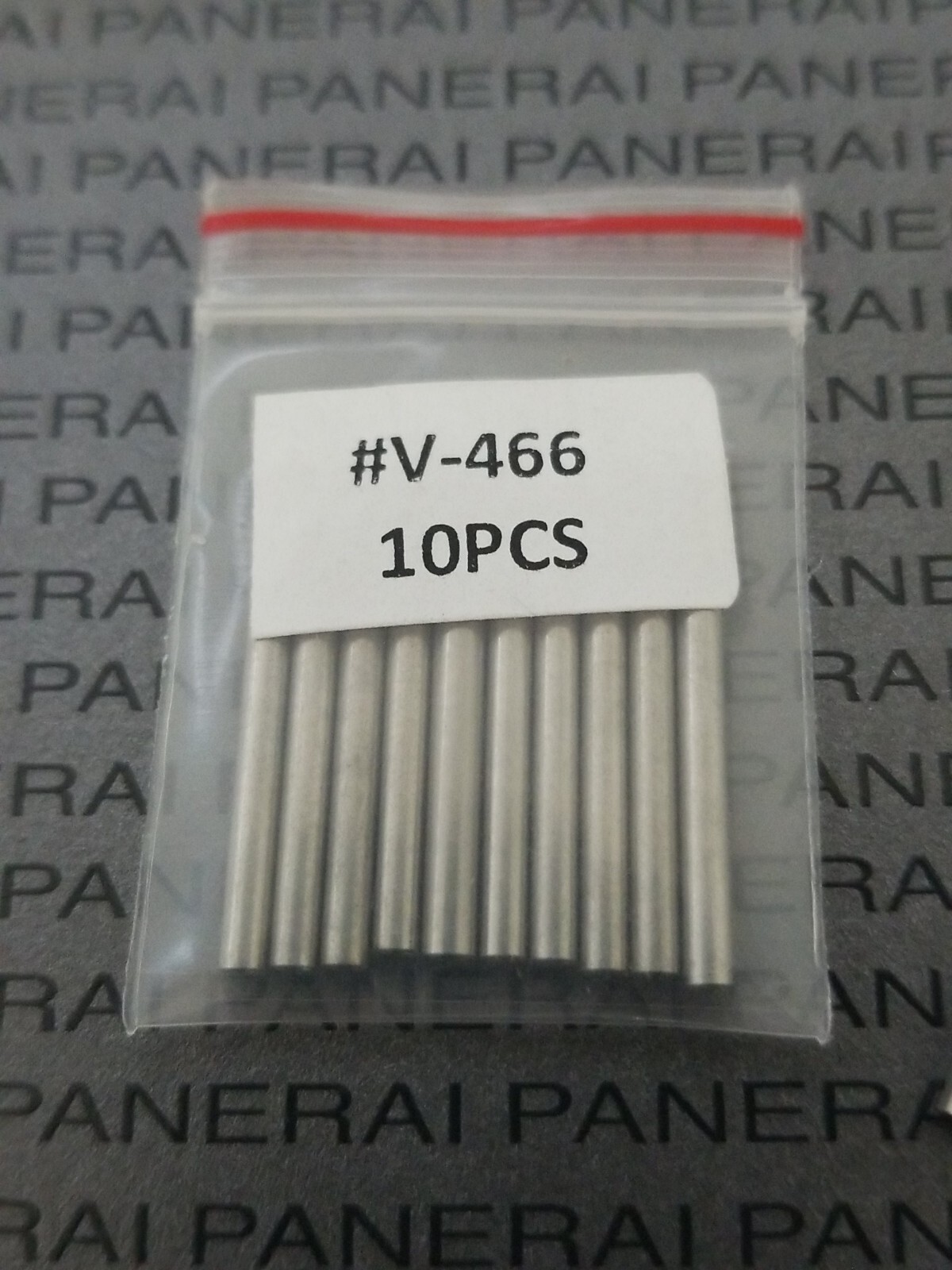 10 Steel Replacement 24mm Tubes for Panerai Leather & Rubber Watch Band & Straps