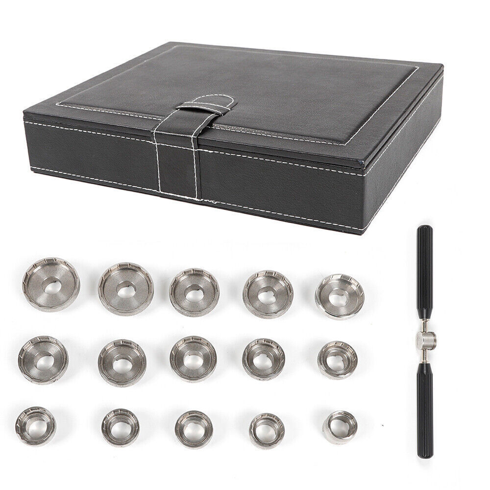15 Dies Watch Back Case Opener Fit Breitling Removal Tool Opener Kit