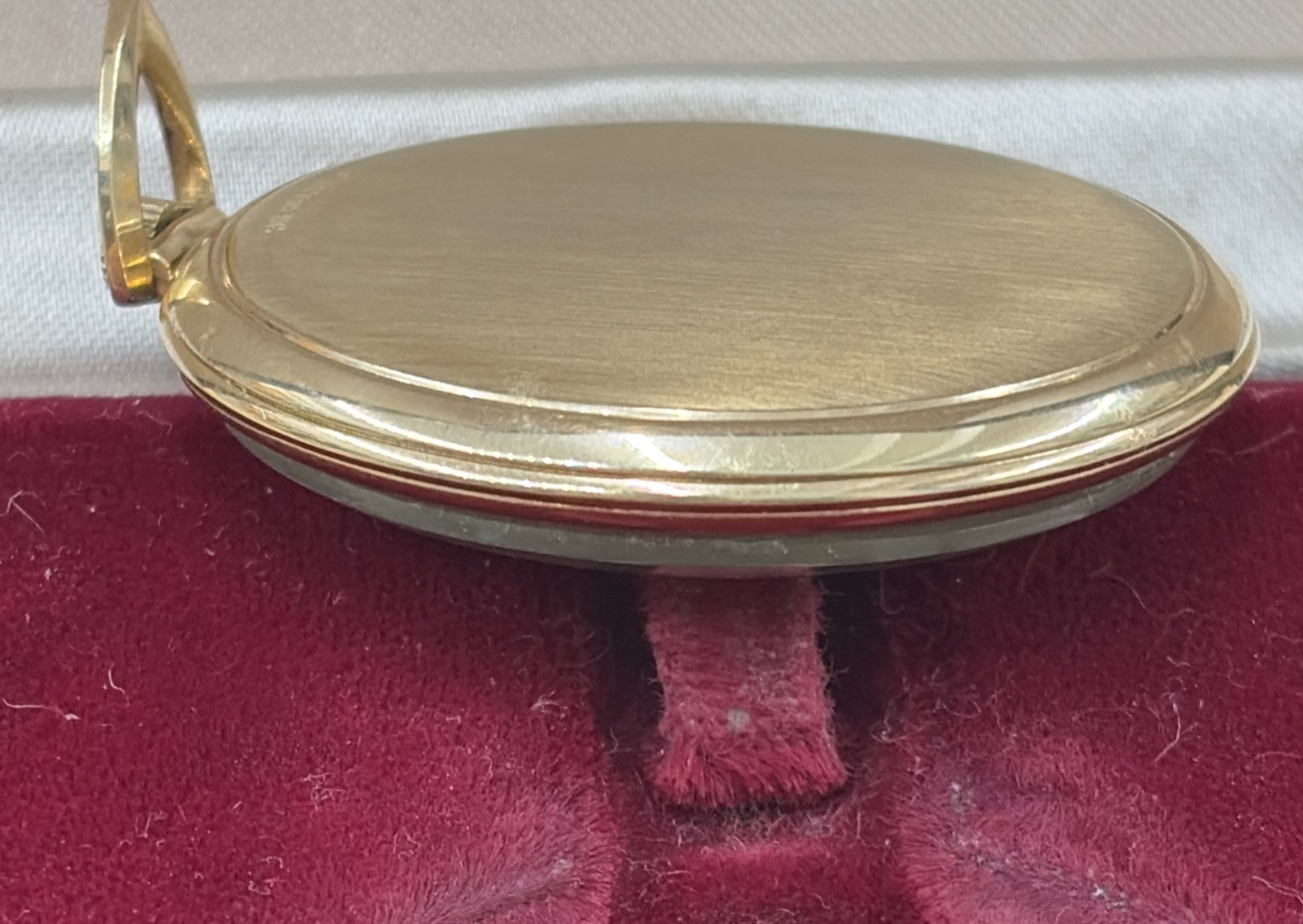Vintage 1960s Omega 10K Gold Filled Dress Pocket Watch Central Seconds
