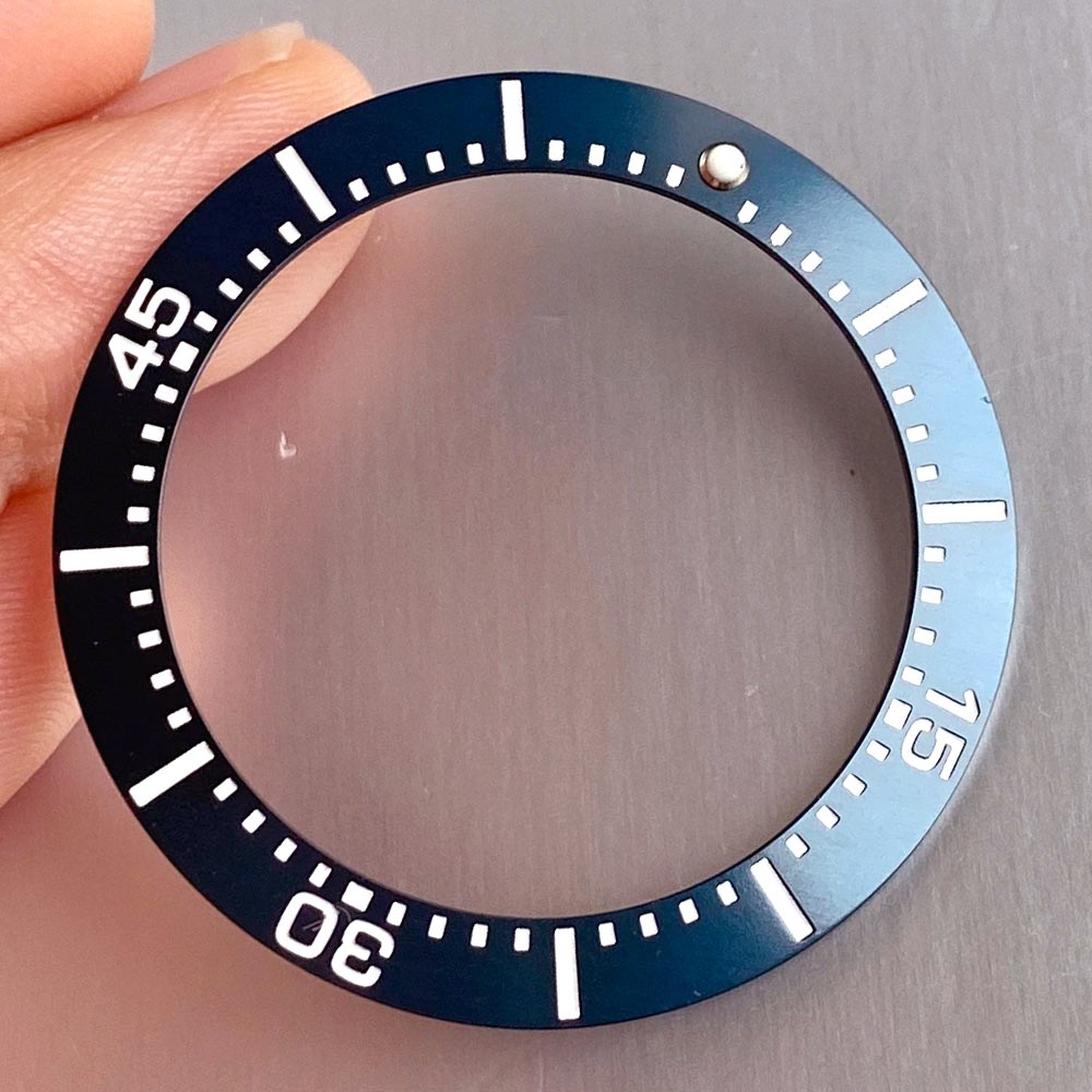 20ATM Steel 40mm Sapphire Watch Case Aluminium Bezel Fit NH35 ETA2824 Movement
