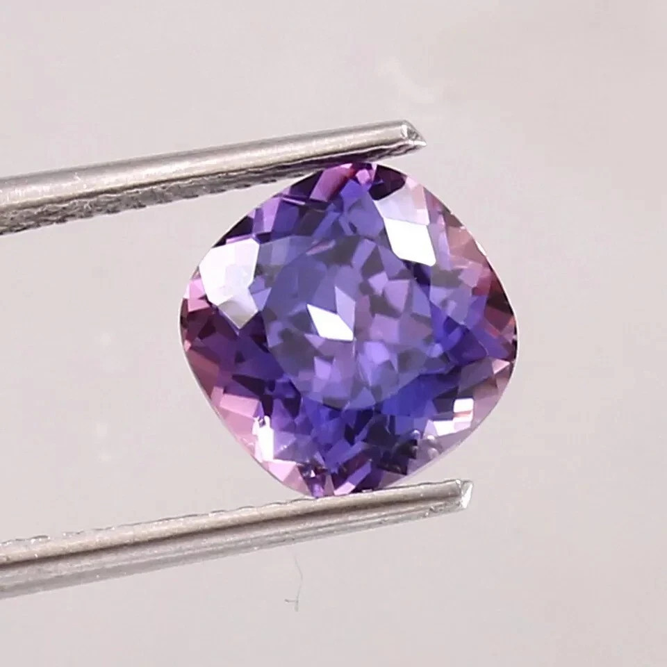 AAA Natural Ceylon Purple Pink Sapphire 9.50 Ct Cushion Cut Loose Gemstone