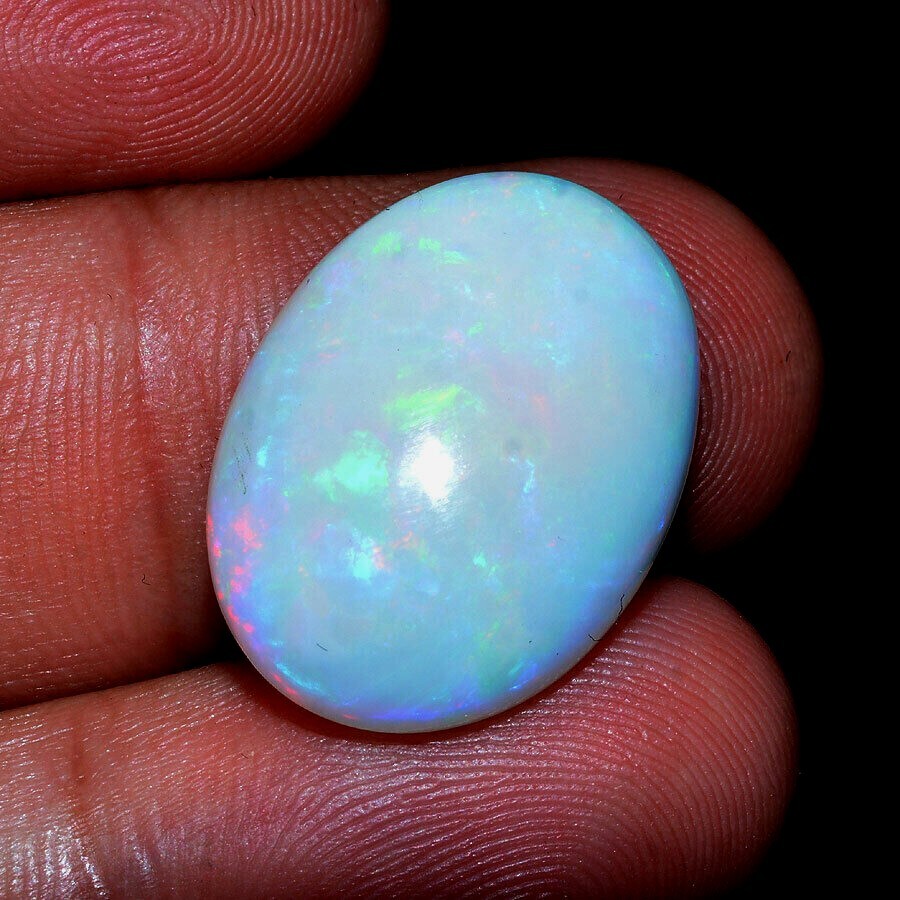 11.93 Cts Natural Ethiopian Opal Play of Colors Finest Quality GTL CERTIFIED Gem