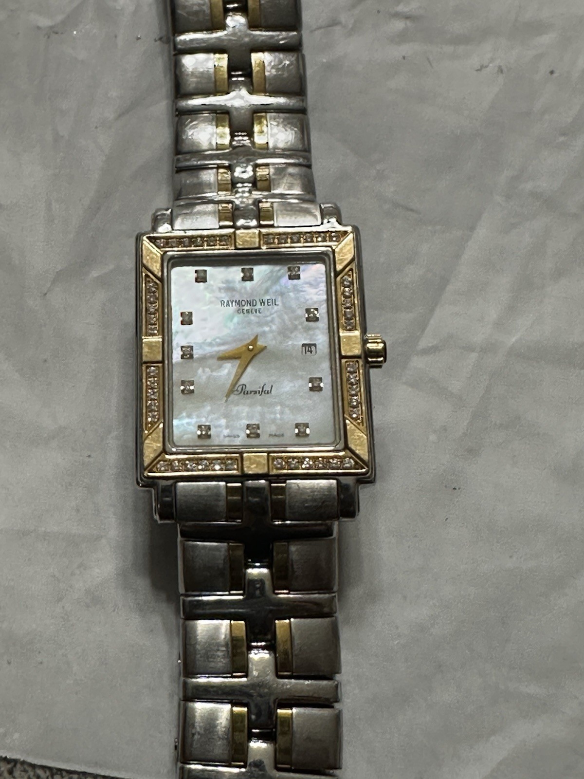 Raymond weil mens watch Parsifal Gold & Diamond