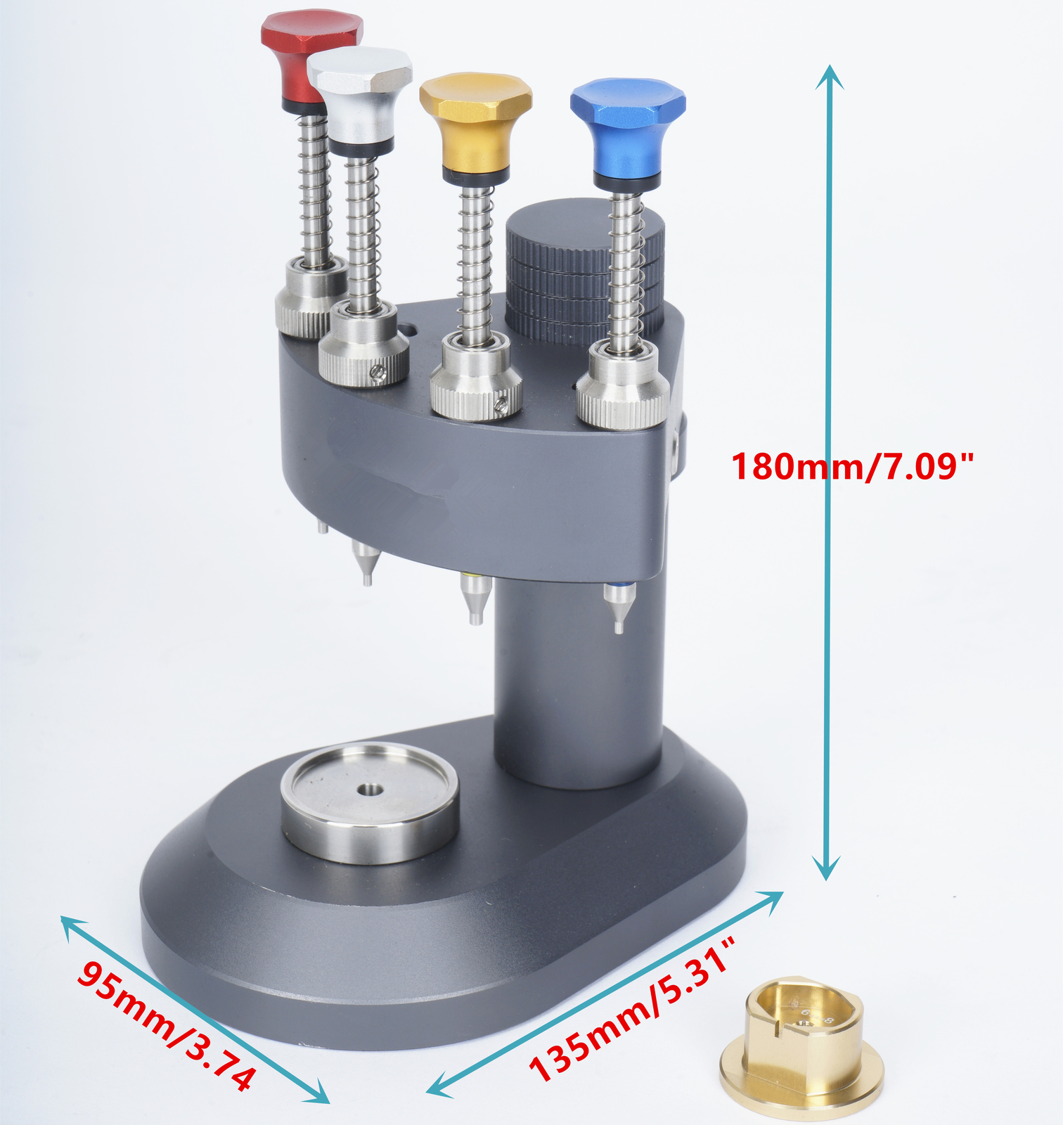 4-Pin High-Precision Watch Hand Presser Press Kit Watchmaker Repair Setting Tool