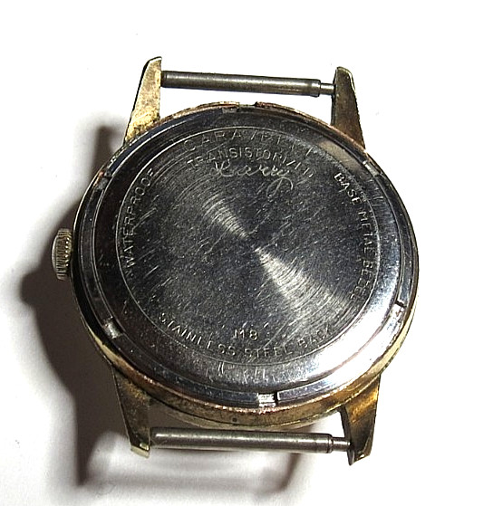 VINTAGE 1968 MEN’S CARAVELLE M8 TRANSFORMER 120TC BATTERY WRISWATCH FOR PARTS
