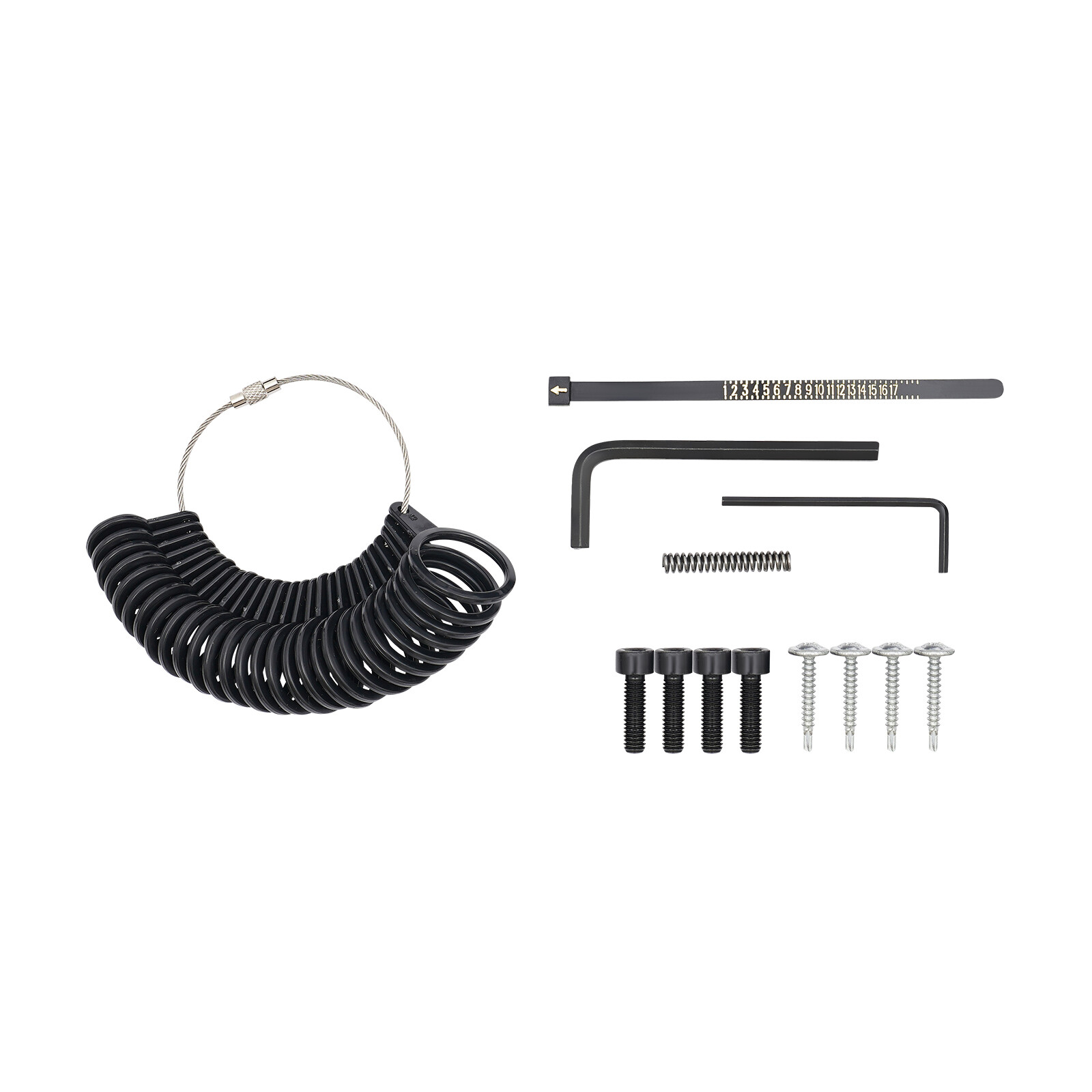 Manual Ring Bender Jewelry Making Tool With Dies 12–22mm Black