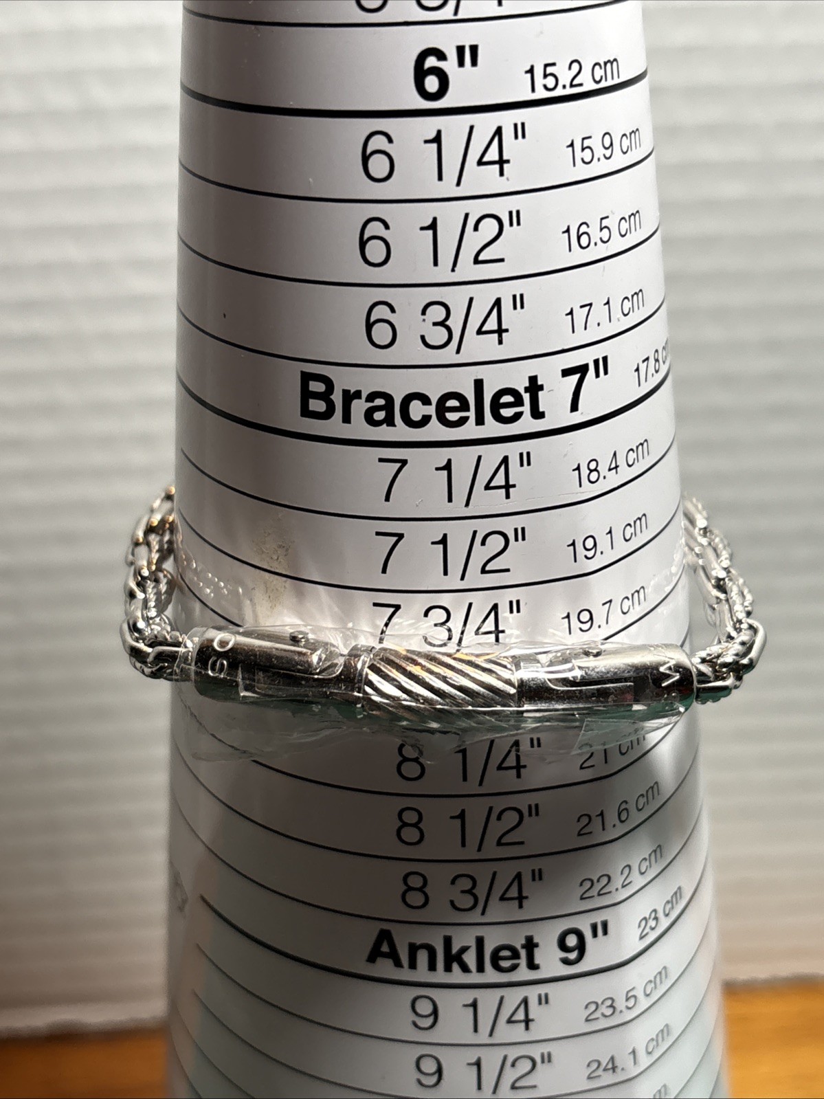 New On Tag Unisex Broadway Bounty Stainless Steel Intricate Woven Chain Bracelet