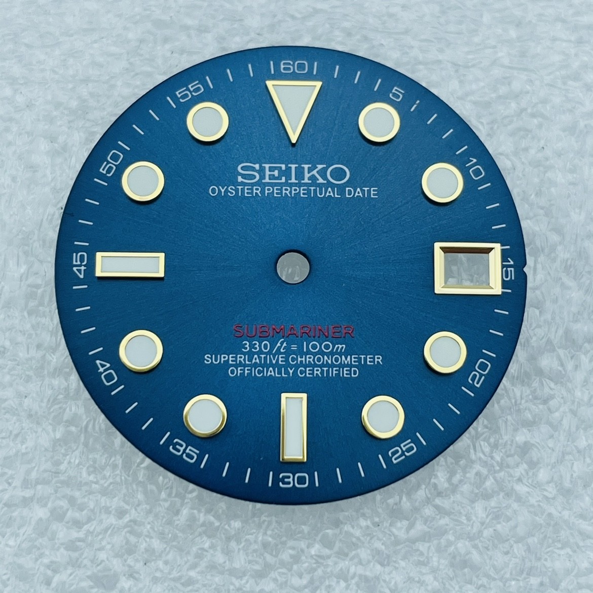 28.5mm Green Luminous Watch Dial Date Fit NH35 NH36 Movement