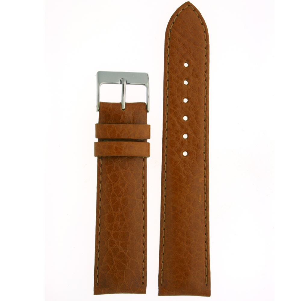 Watch Band Calfskin Genuine Leather Brown Padded 12 14 16 18 20 21mm 22 24
