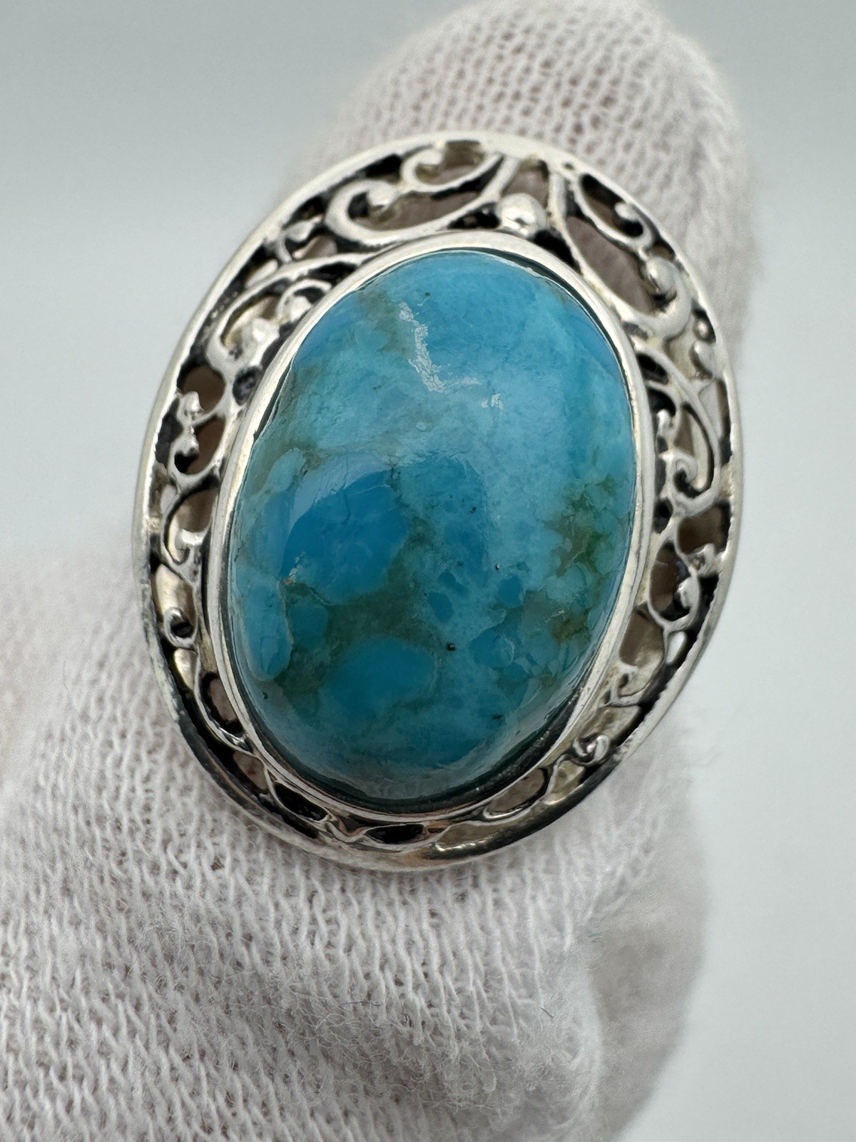 BBJ Bangkok Ratnaraj Sterling Silver Turquoise Ring
