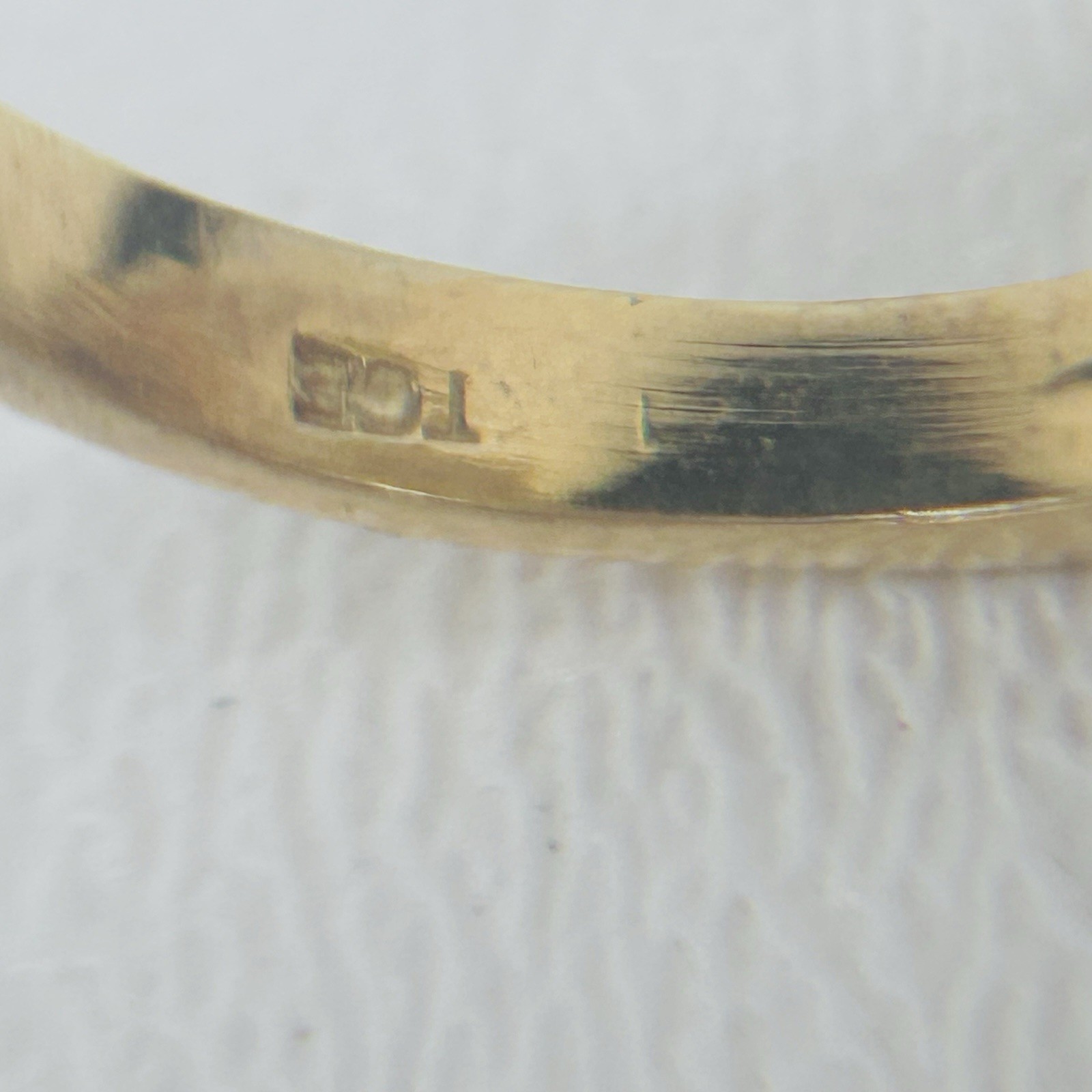 Vintage Cocktail Ring 14K Electroplate Gold Tone Cubic Zirconia Dura-Klad Size 8