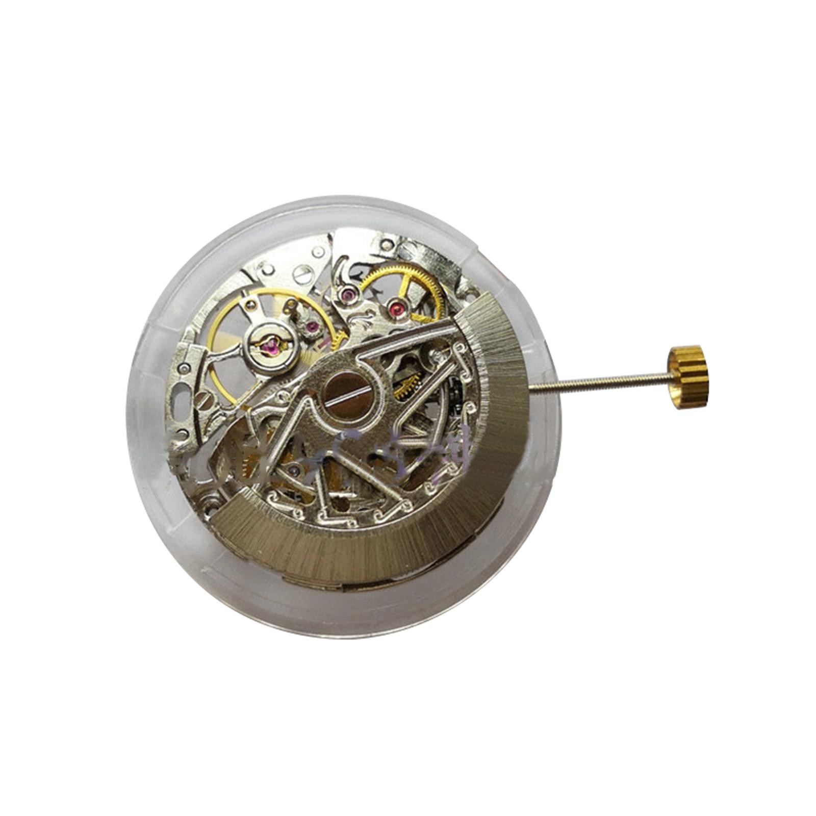 Automatic Mechanical Hollow Winding Movement Replacement For Miyota 8205 Watch a