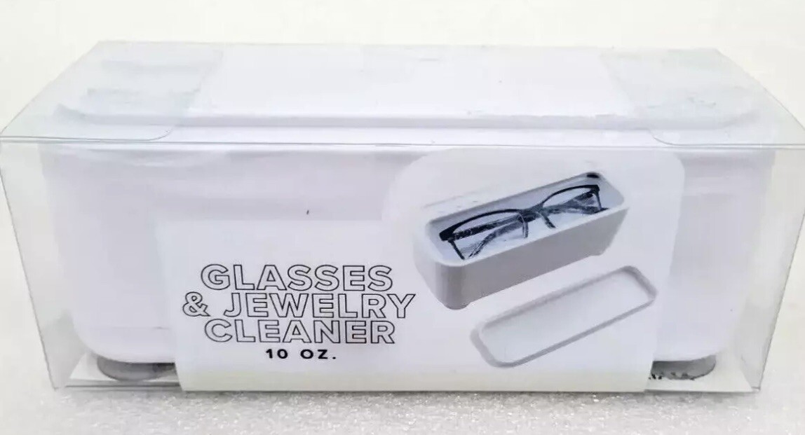 Vivitar Glasses & Jewelry Cleaner 10oz Tap Water/Dish Soap 2AAA Batteries Needed