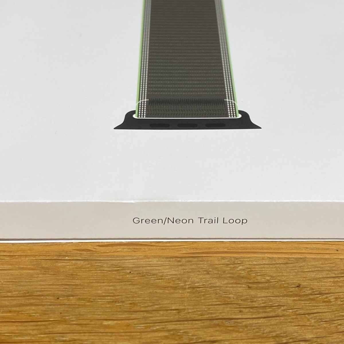 Apple Watch Strap 49mm Neon Green Ocean Band Black Titanium Finish One Size