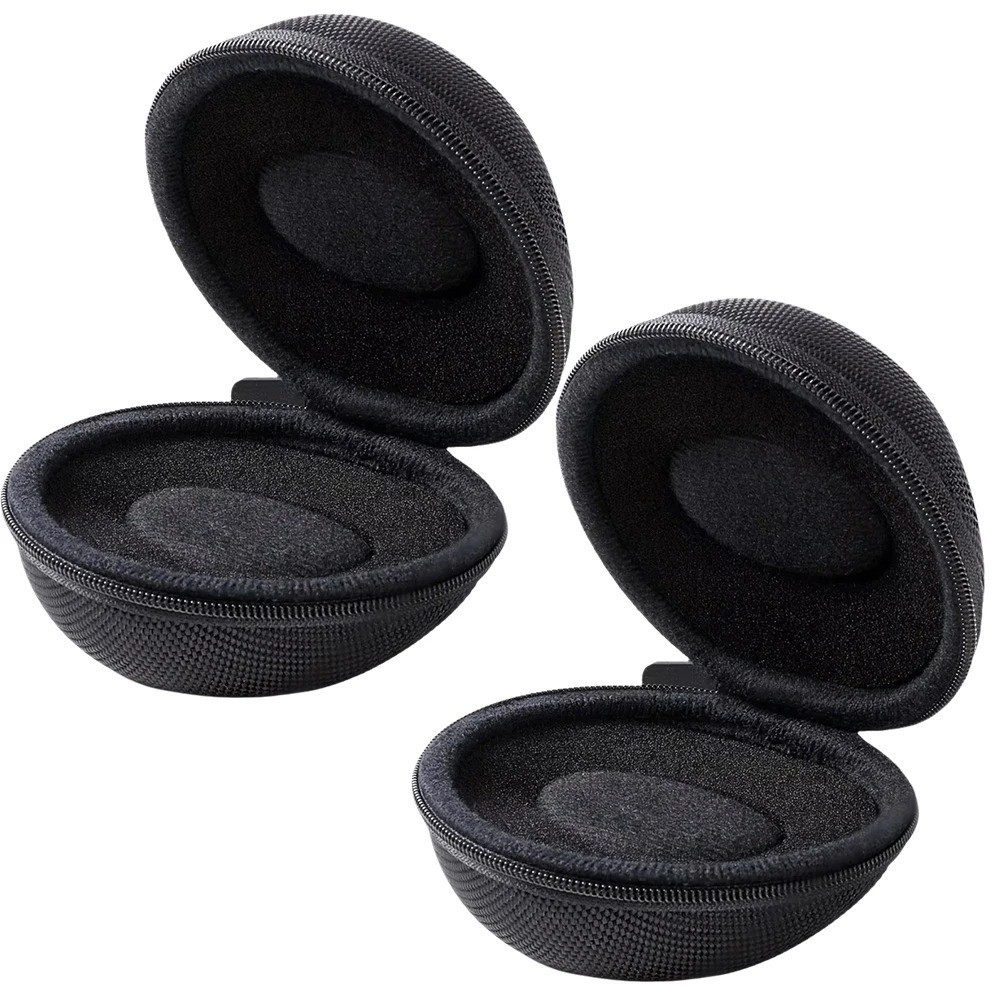 Pack of 2 Zipper Travel Watch Cases Single Watch Storage Boxes for Wristwatches