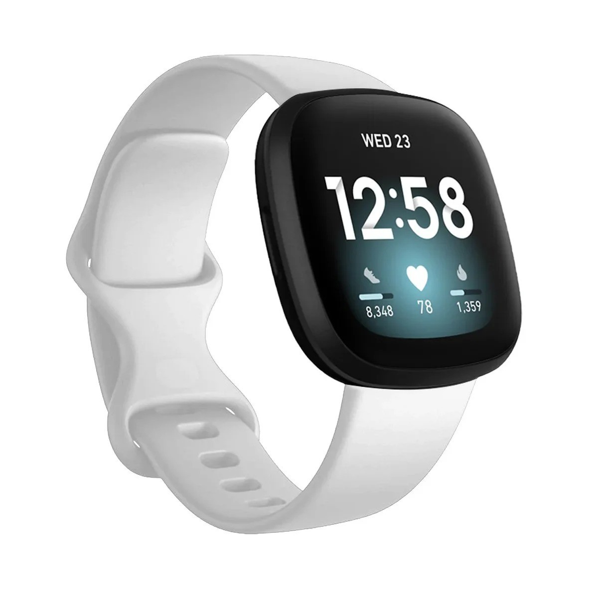 For Fitbit Versa 3 4 Sense Silicone Strap Wristband Replacement Watch Band Sport