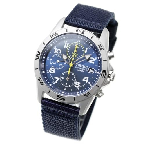 Seiko SND379R Men’s Chronograph Stainless Steel Watch Import Model Dive Watch