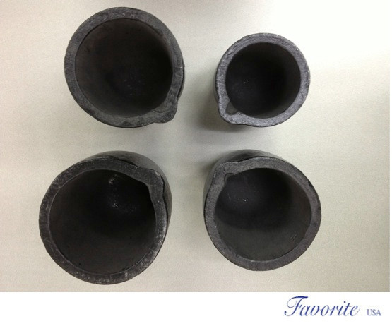 MORGAN SALAMANDER SUPER CLAY GRAPHITE CRUCIBLE A6, A8, A10, A12 FOR MELTING GOLD