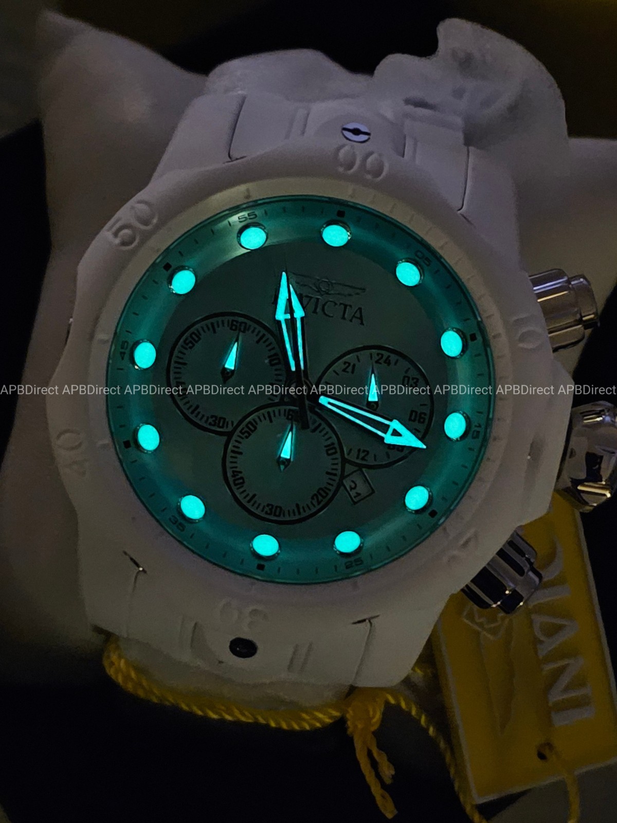 Invicta – AQUA PLATED Venom PHANTOM – 54mm AQUA Blue Chronograph – Mens Watch