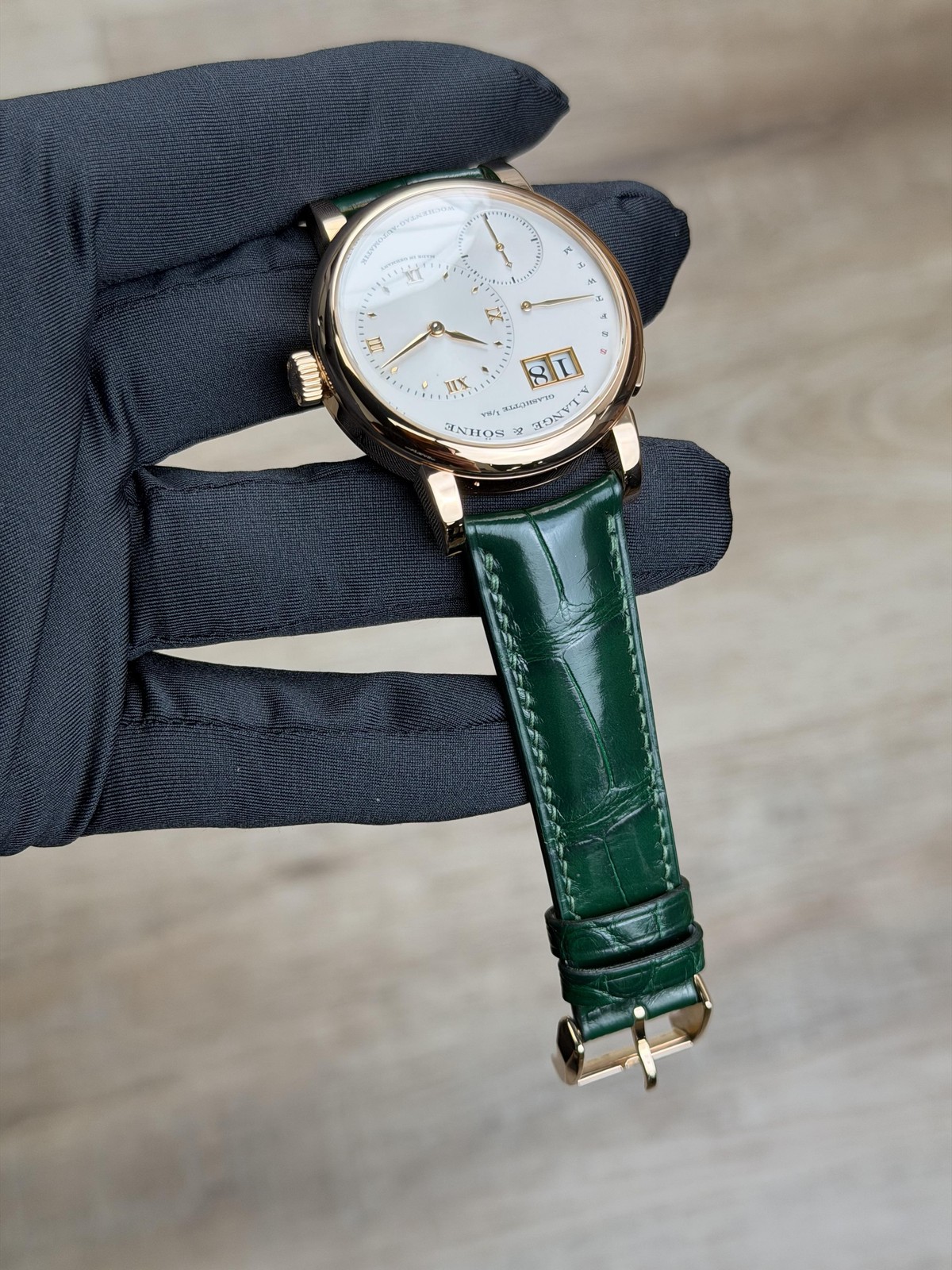 A. Lange & Sohne Lange 1 Daymatic 39.5 Argente Roman Preowned 2013 320.032