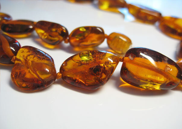 Massive Genuine Cognac Amber Beads Beautiful Baltic Amber Necklace 21 gr. !!!!
