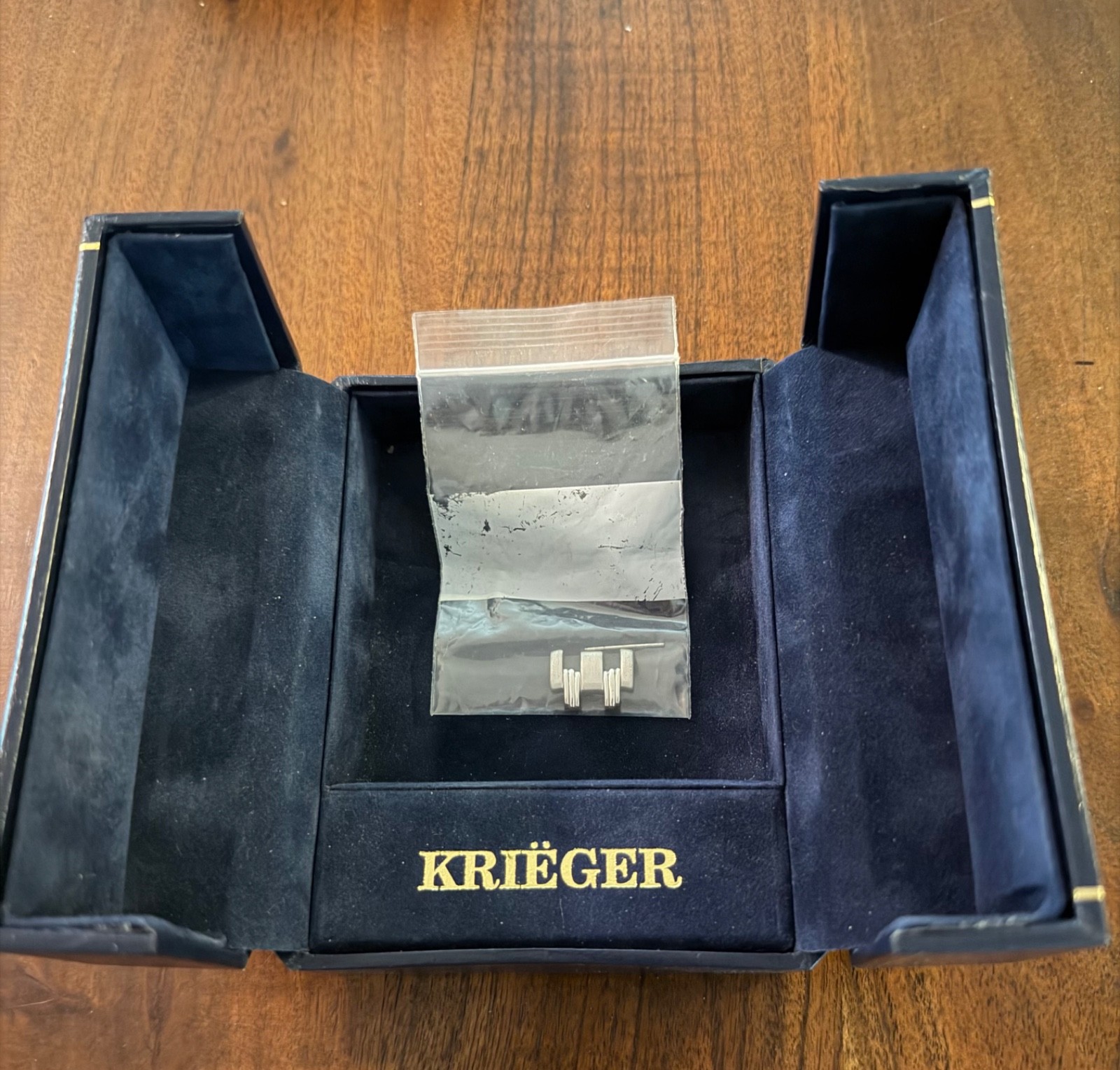 Krieger 18k Gold/ Stainless Steel Chronometer 40mm 27 Jewels Swiss Quartz Men’s