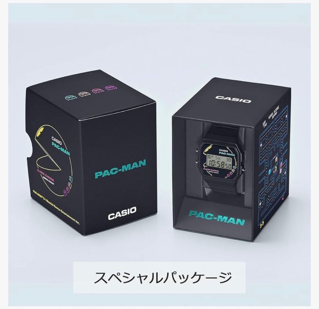 CASIO Pac-Man Limited Collaboration F-91WPC-1AJR Digital Watch Neon Color New