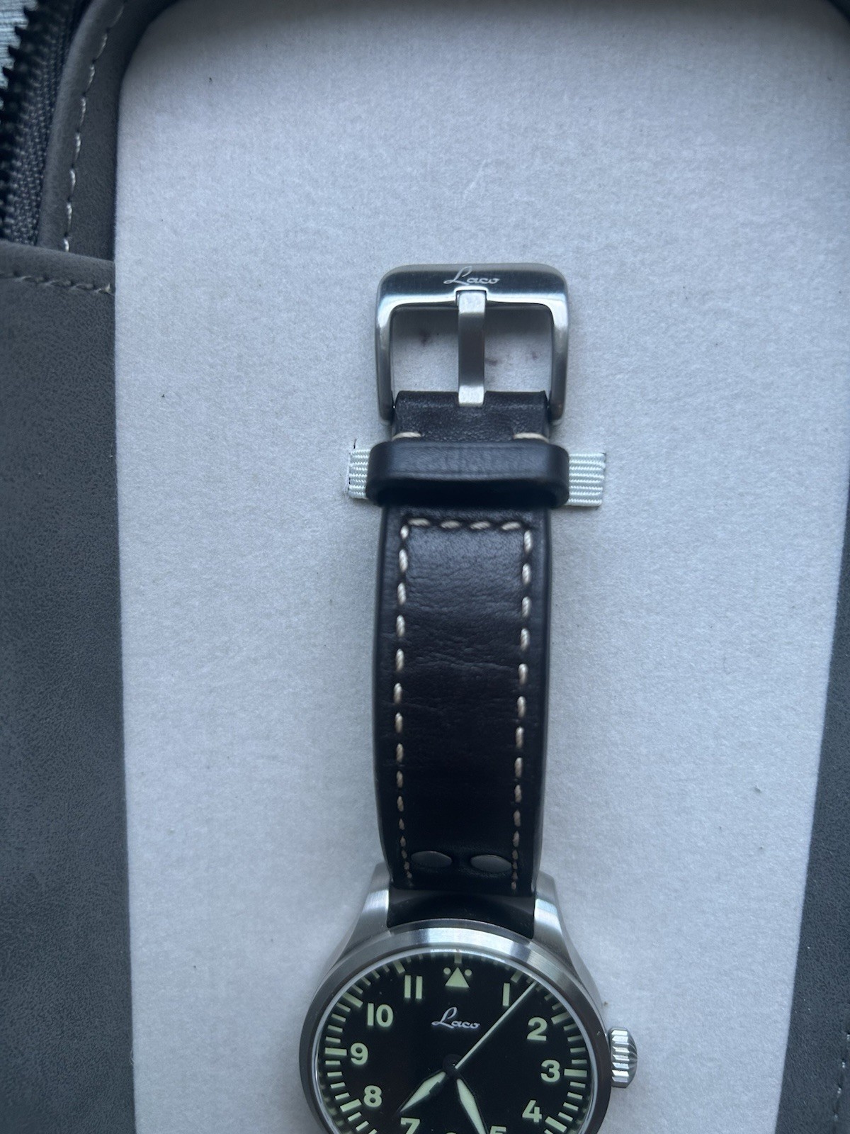Laco Augsburg 39 Automatic Flieger Pilot Watch FREE SHIPPING