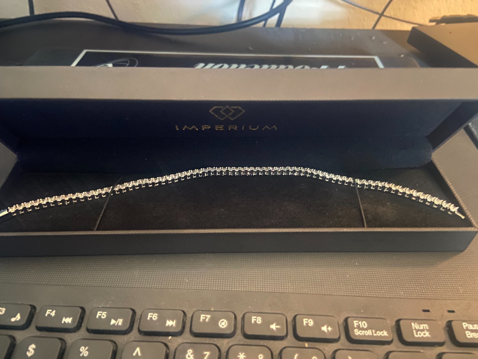 Imperium Women’s Tennis Bracelet (Silver) – 9 Inches 3mm New
