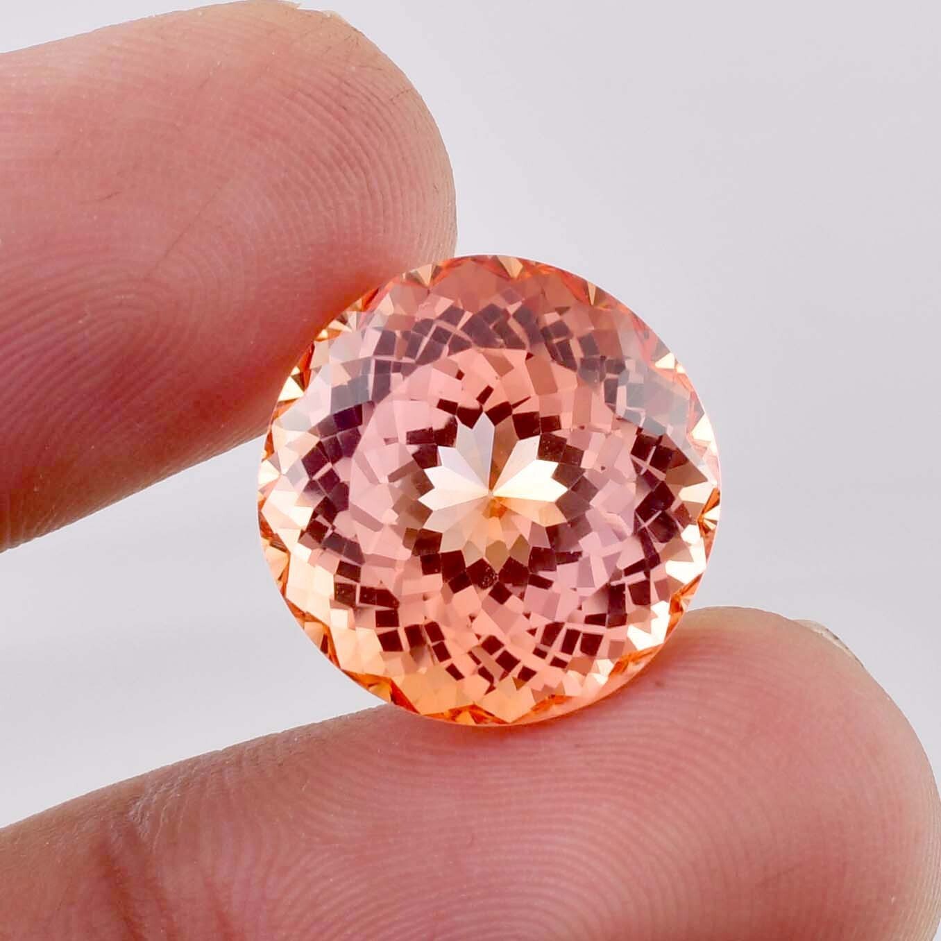 AAA+ Natural Peach Padparadscha Sapphire GIT Certified Gemstone Select Any Size